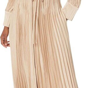 Vince pintuck pleated long sleeve dress , size M